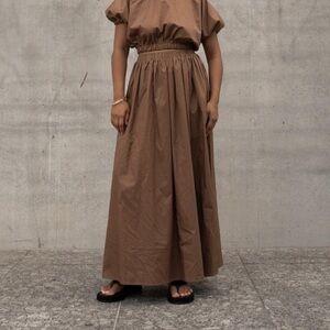 DISSH Valley Chocolate Poplin Skirt size 4 (AUS size 8) but can fit up a size